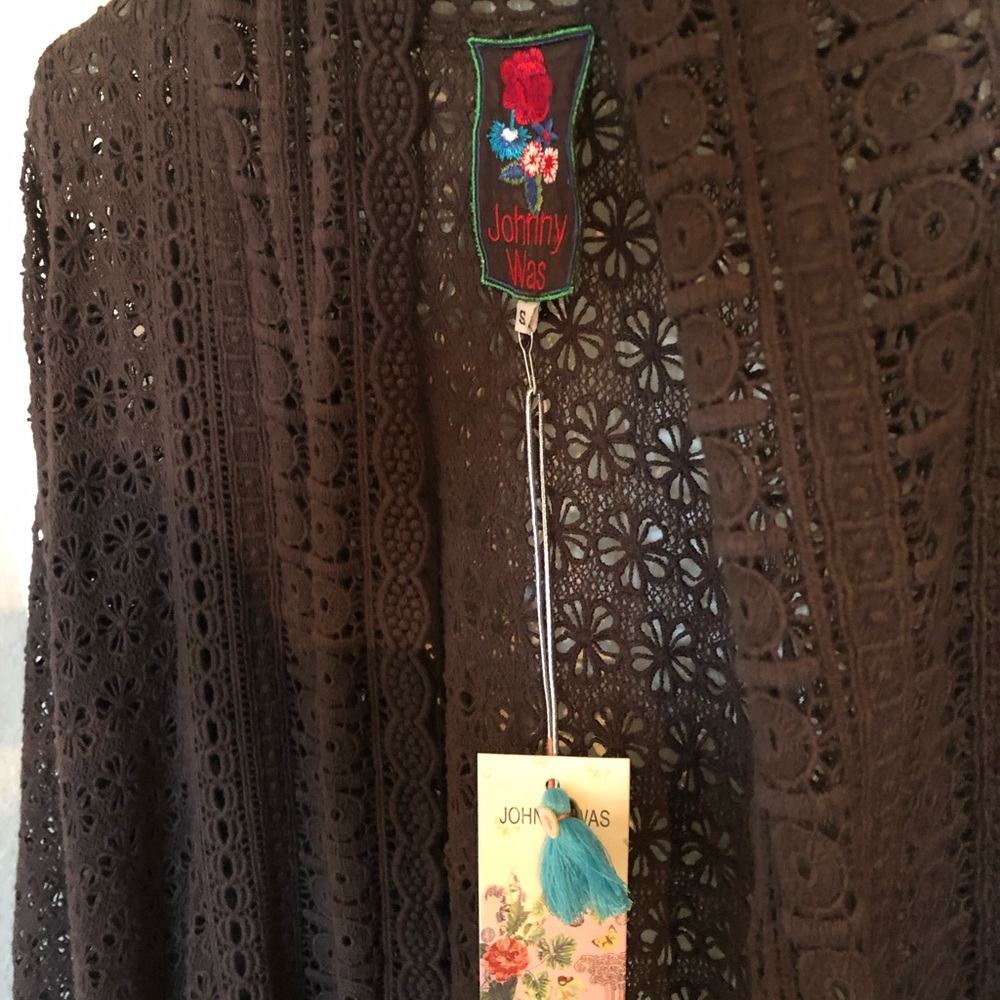 NWT Johnny Was mixed lace jacket - S